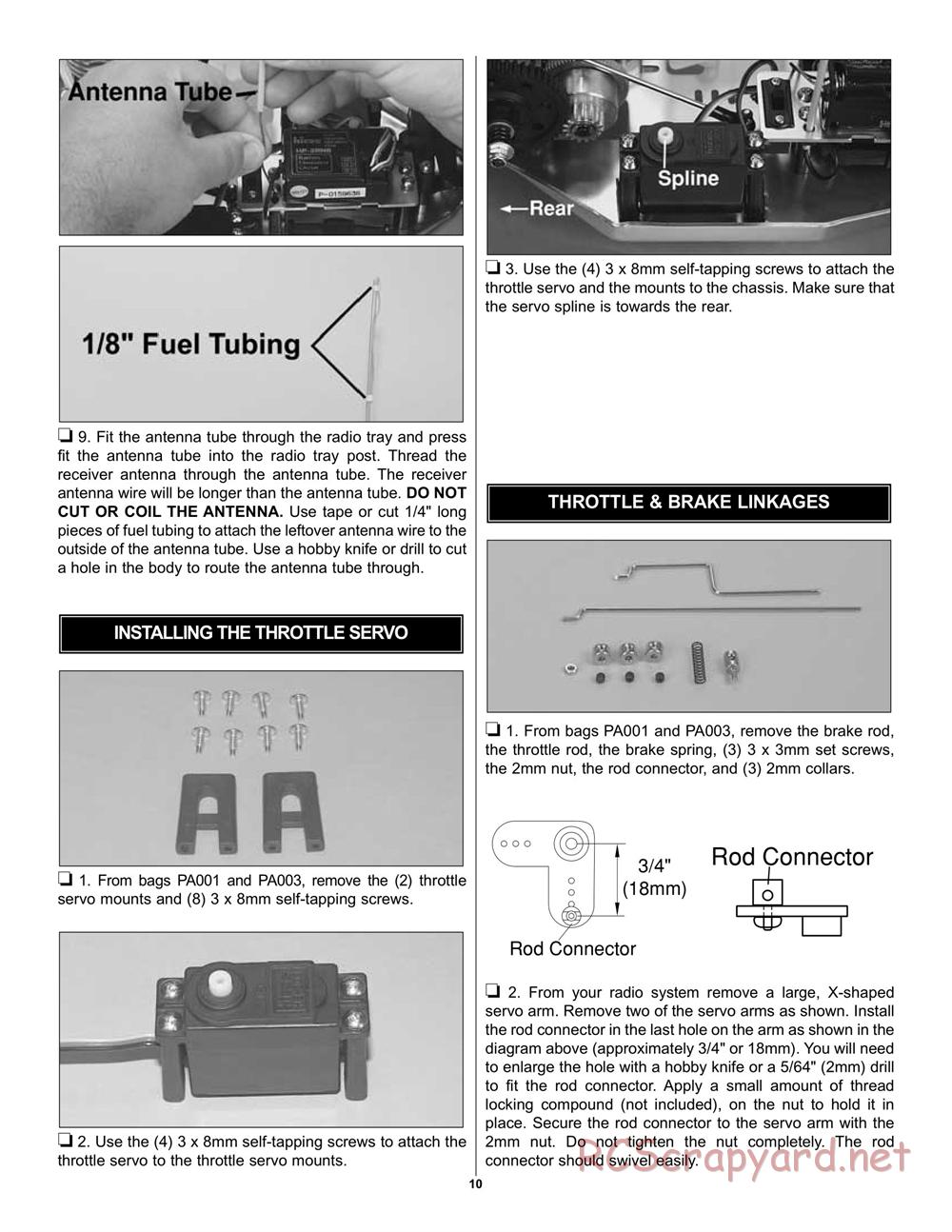 Duratrax - Maximum MT - Manual - Page 10