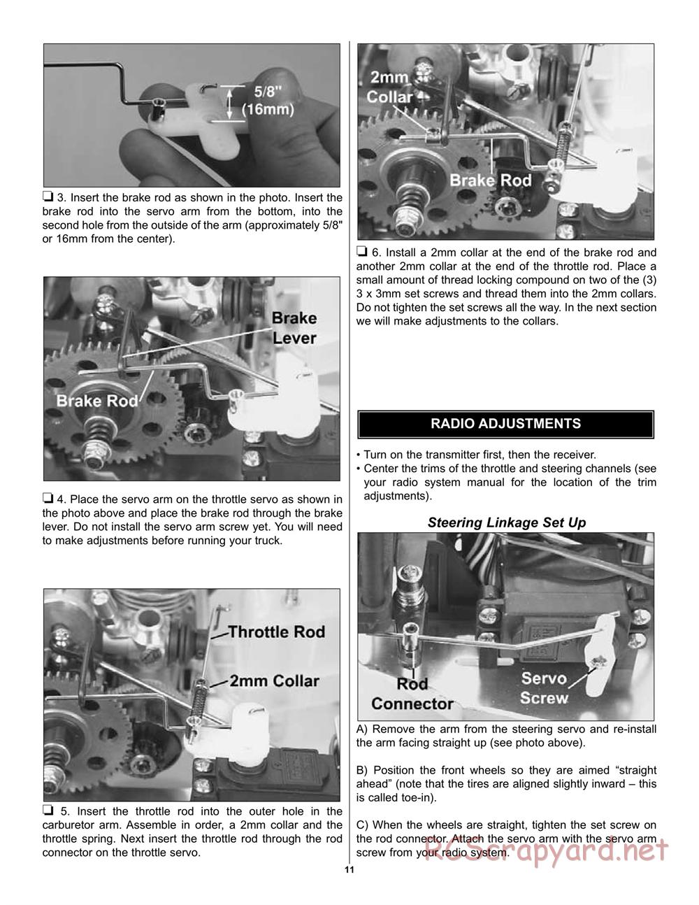 Duratrax - Maximum MT - Manual - Page 11