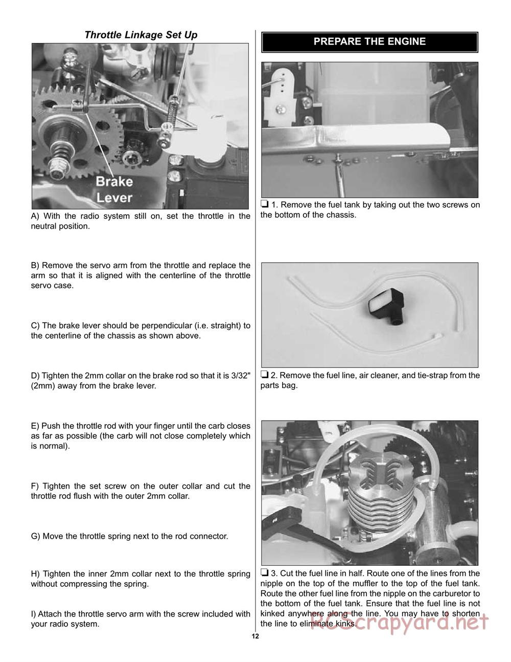 Duratrax - Maximum MT - Manual - Page 12