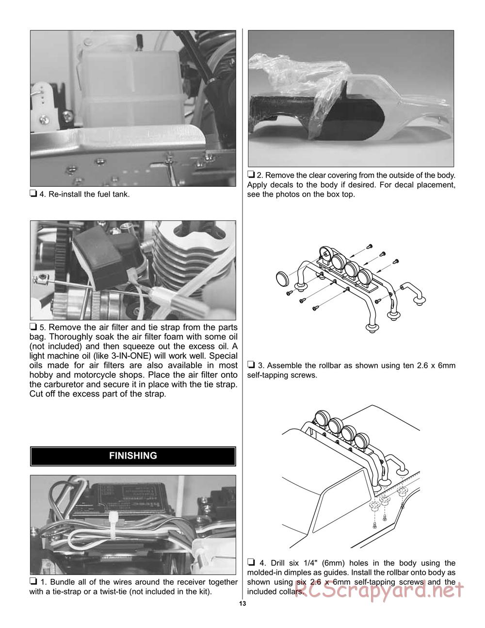 Duratrax - Maximum MT - Manual - Page 13