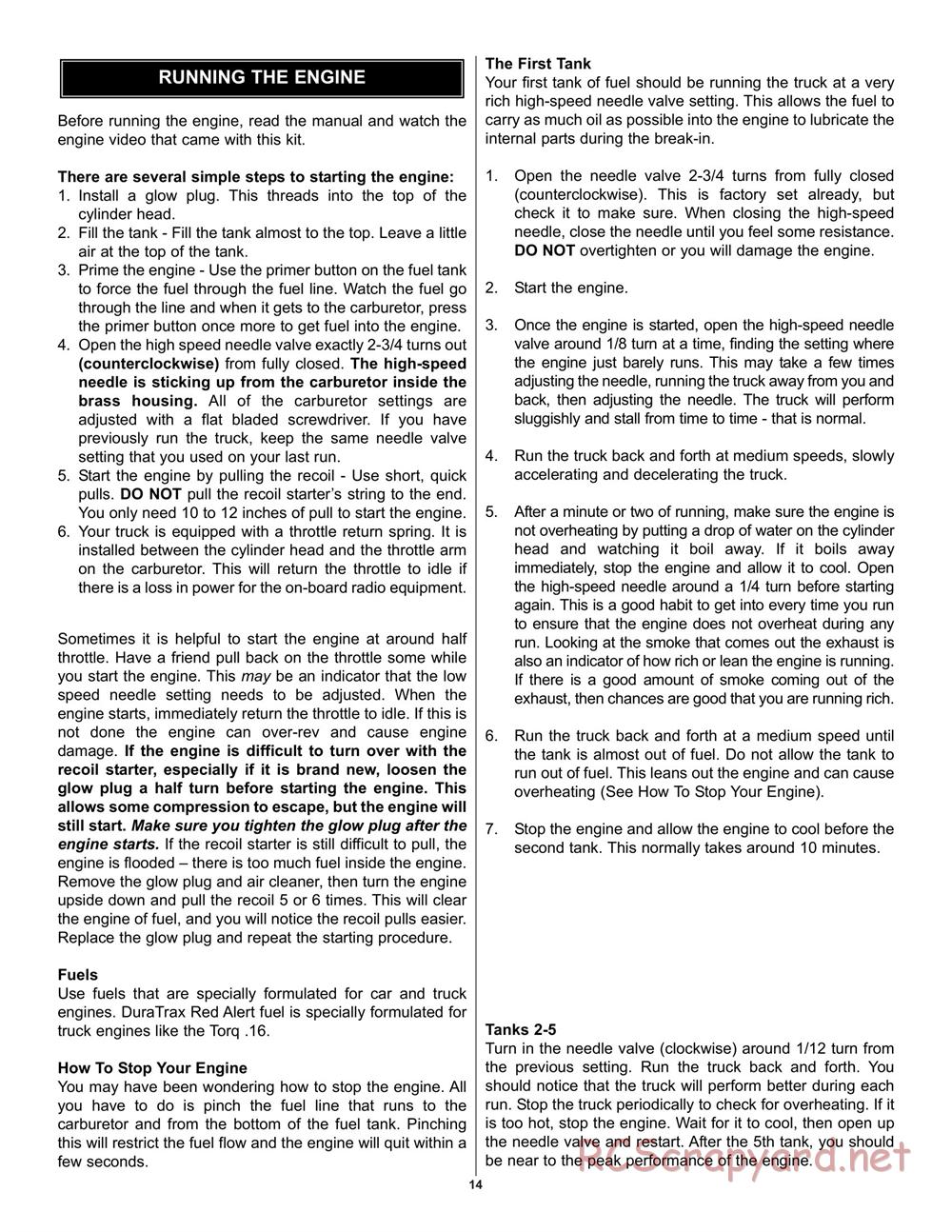 Duratrax - Maximum ST Pro - Manual - Page 14