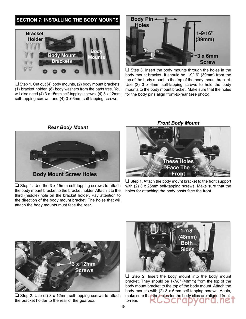 Duratrax - Maximum ST - Manual - Page 10