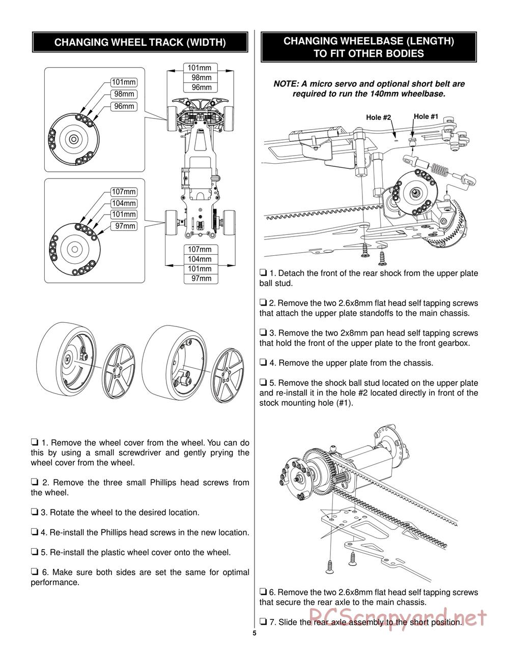 Duratrax - Micro Street Force - Manual - Page 5