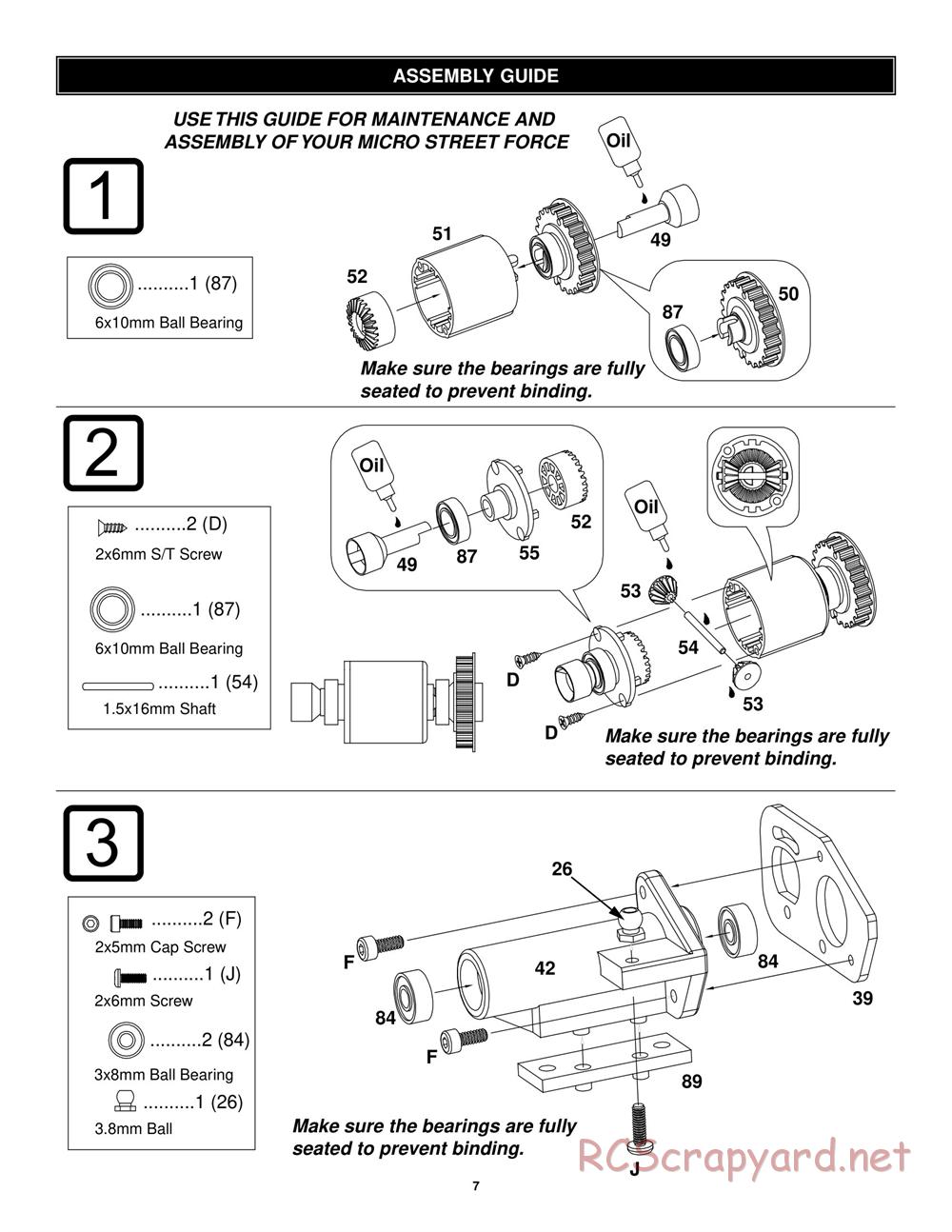 Duratrax - Micro Street Force - Manual - Page 7