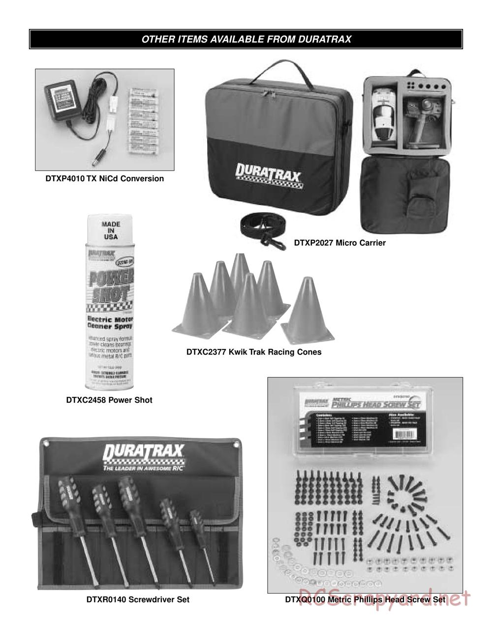 Duratrax - Micro Street Force - Manual - Page 20