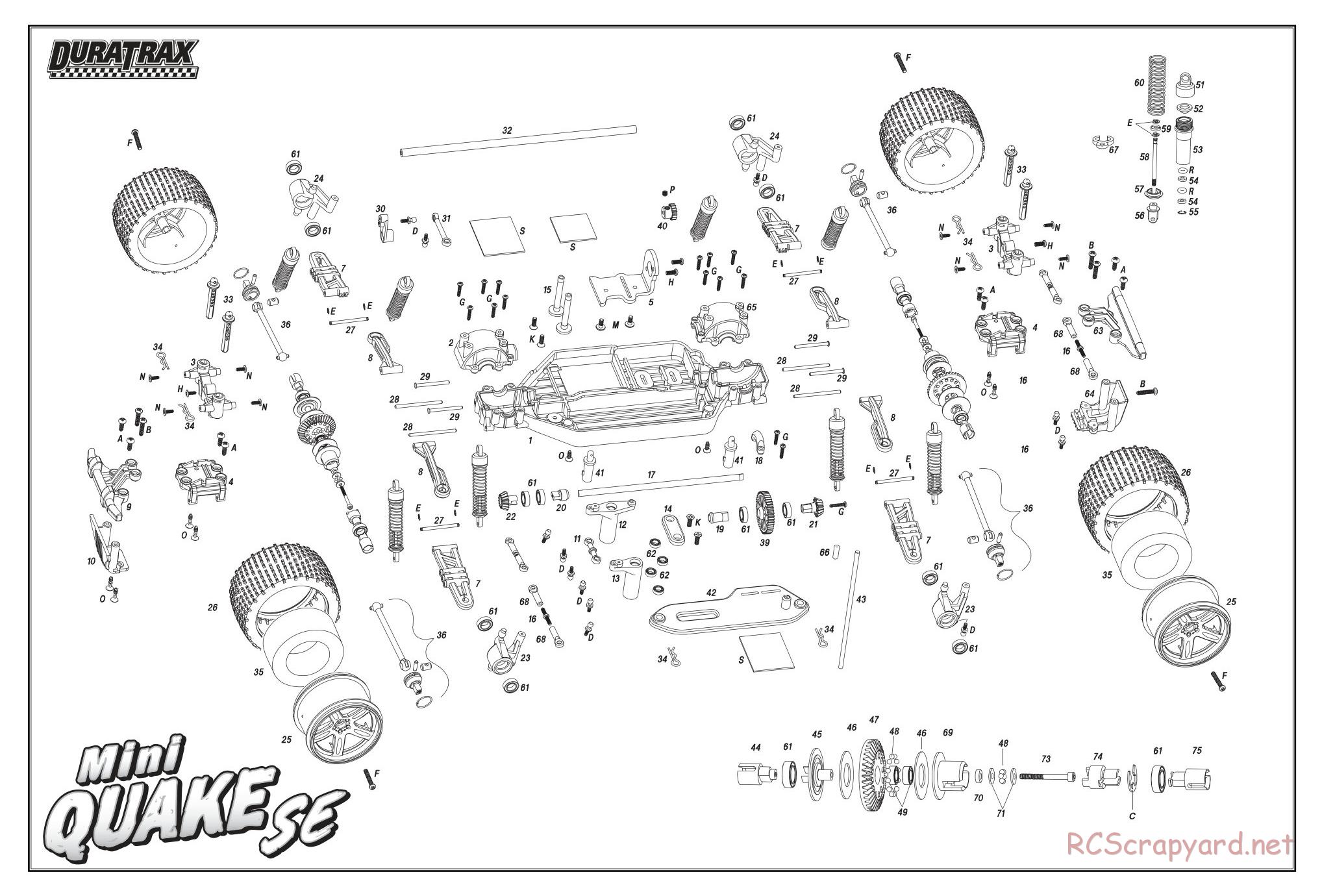 Duratrax - Mini Quake SE - Exploded Views - Page 3