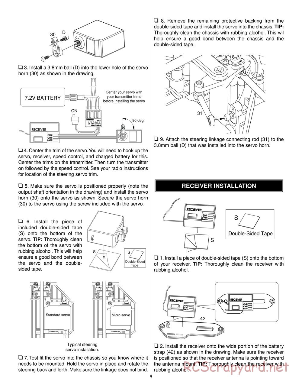 Duratrax - Mini Quake SE - Manual - Page 4