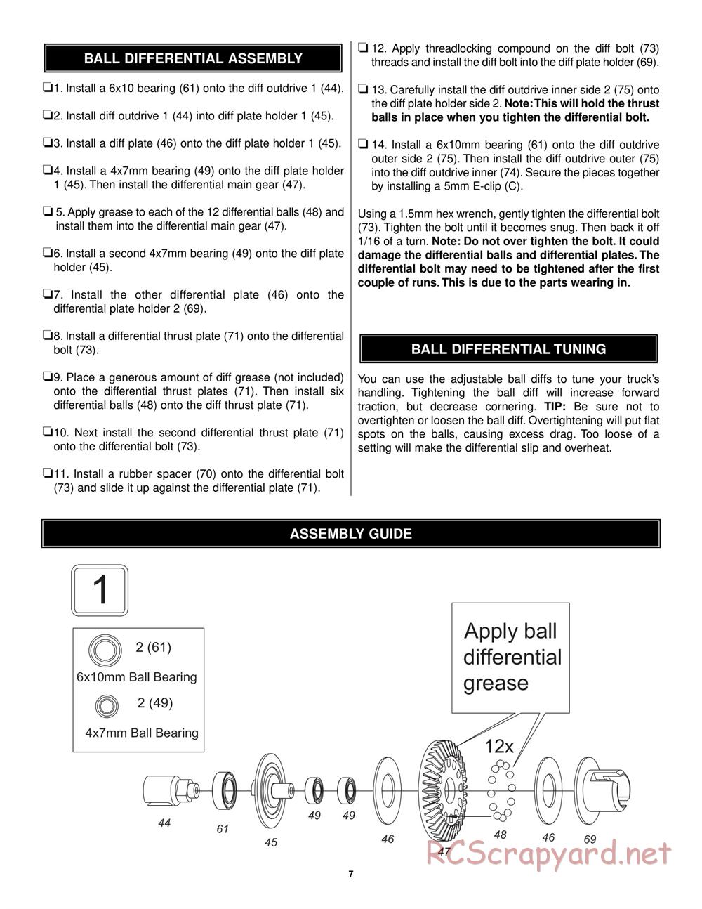 Duratrax - Mini Quake SE - Manual - Page 7