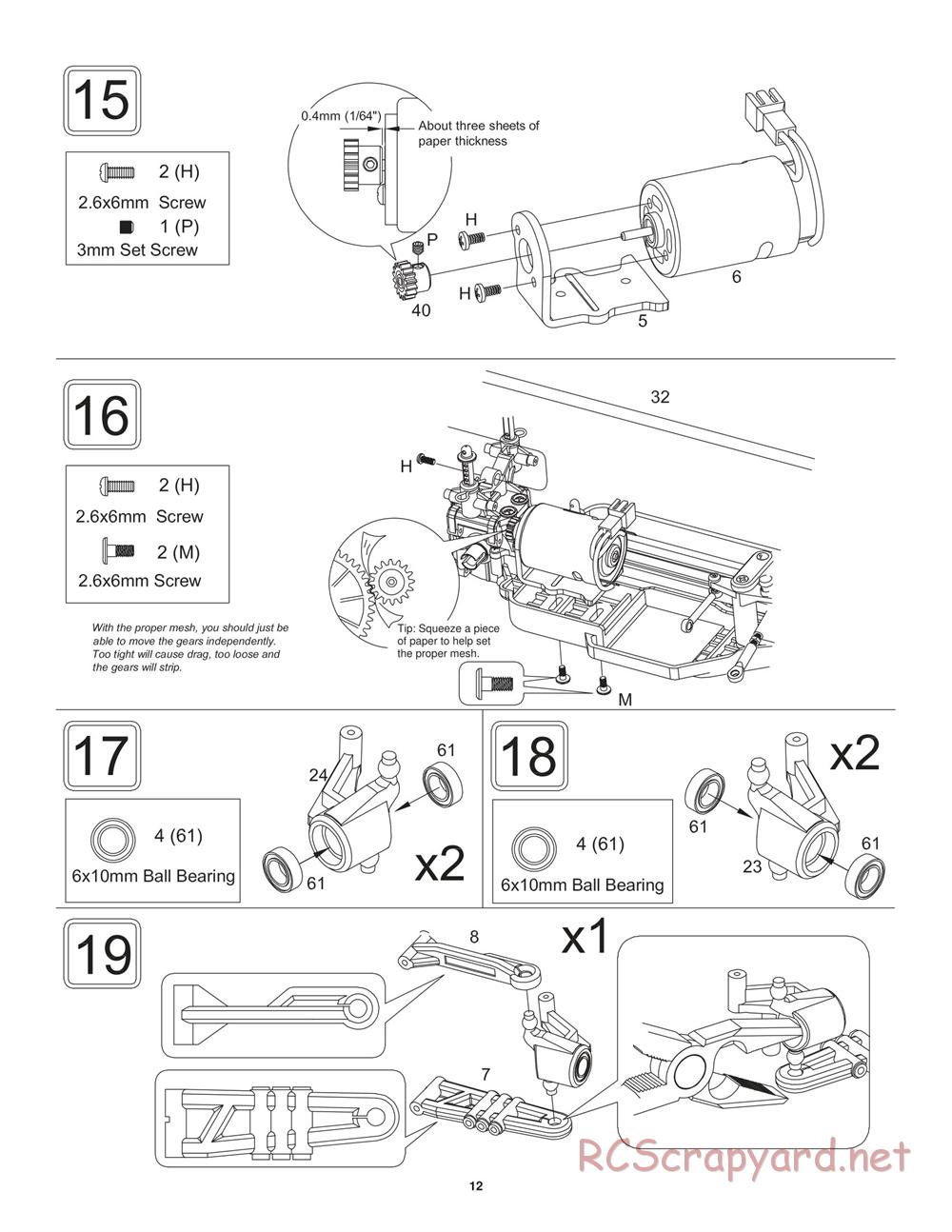 Duratrax - Mini Quake SE - Manual - Page 12