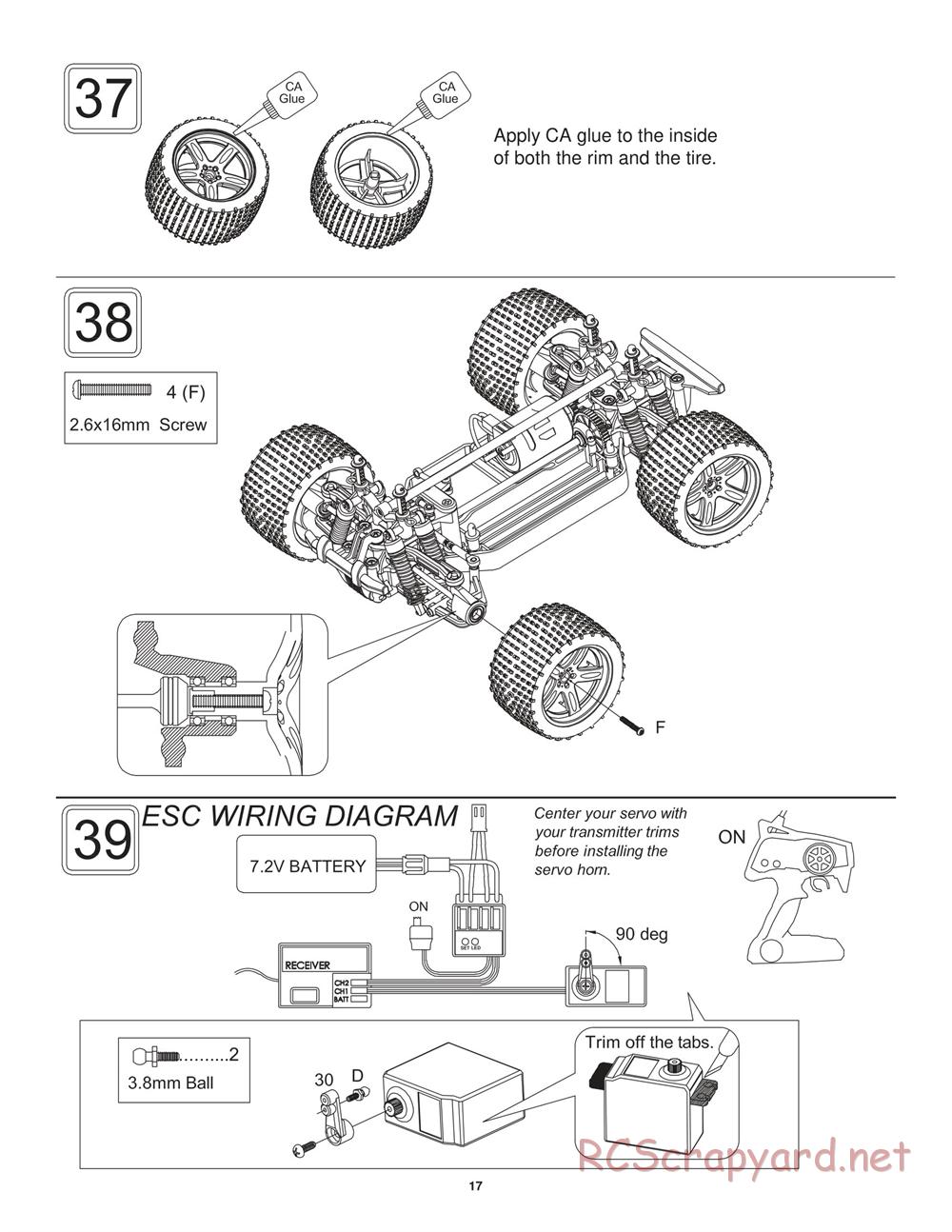 Duratrax - Mini Quake SE - Manual - Page 17