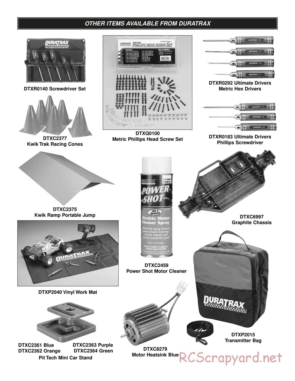 Duratrax - Mini Quake SE - Manual - Page 20