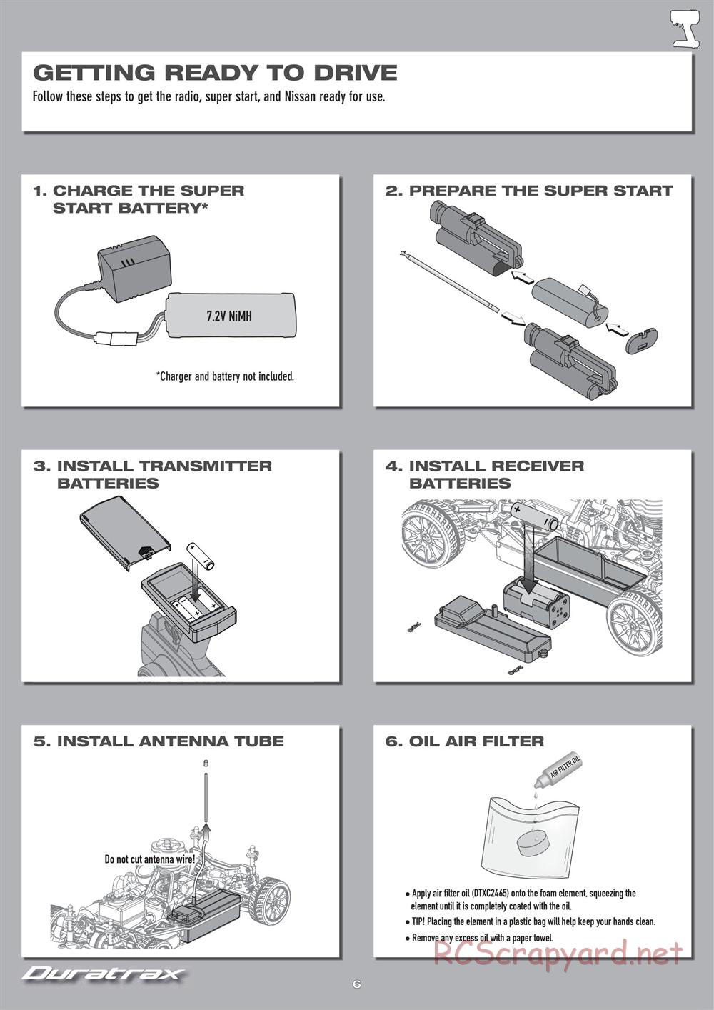 Duratrax - Nissan GT-R - Manual - Page 6