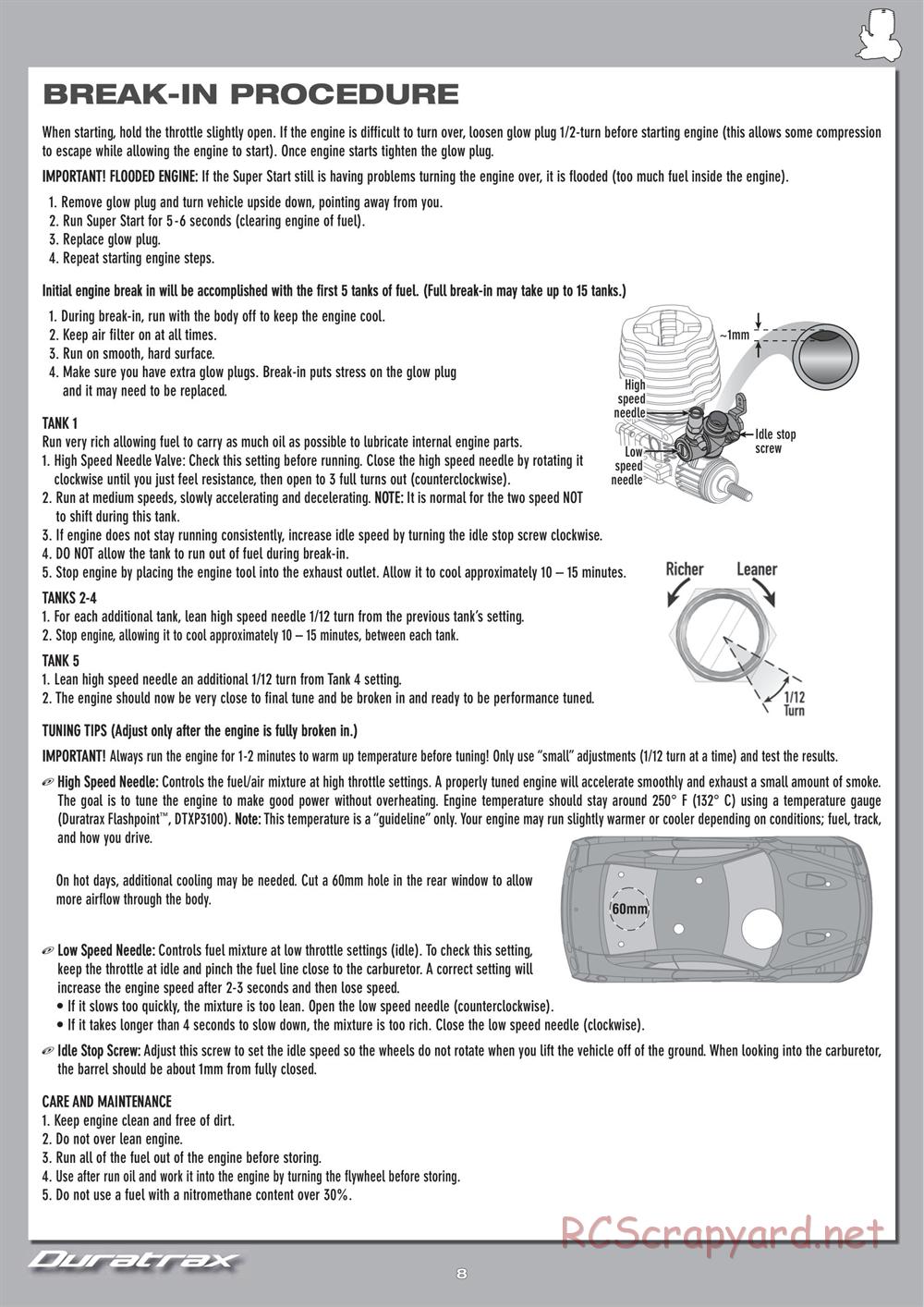 Duratrax - Nissan GT-R - Manual - Page 8