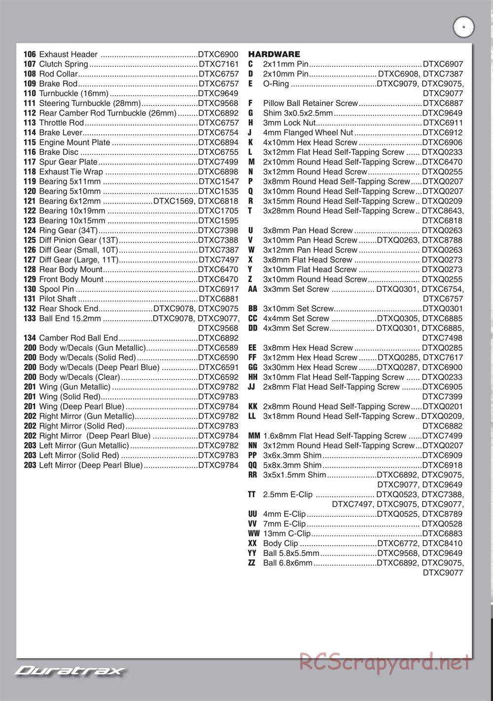 Duratrax - Nissan GT-R - Manual - Page 39