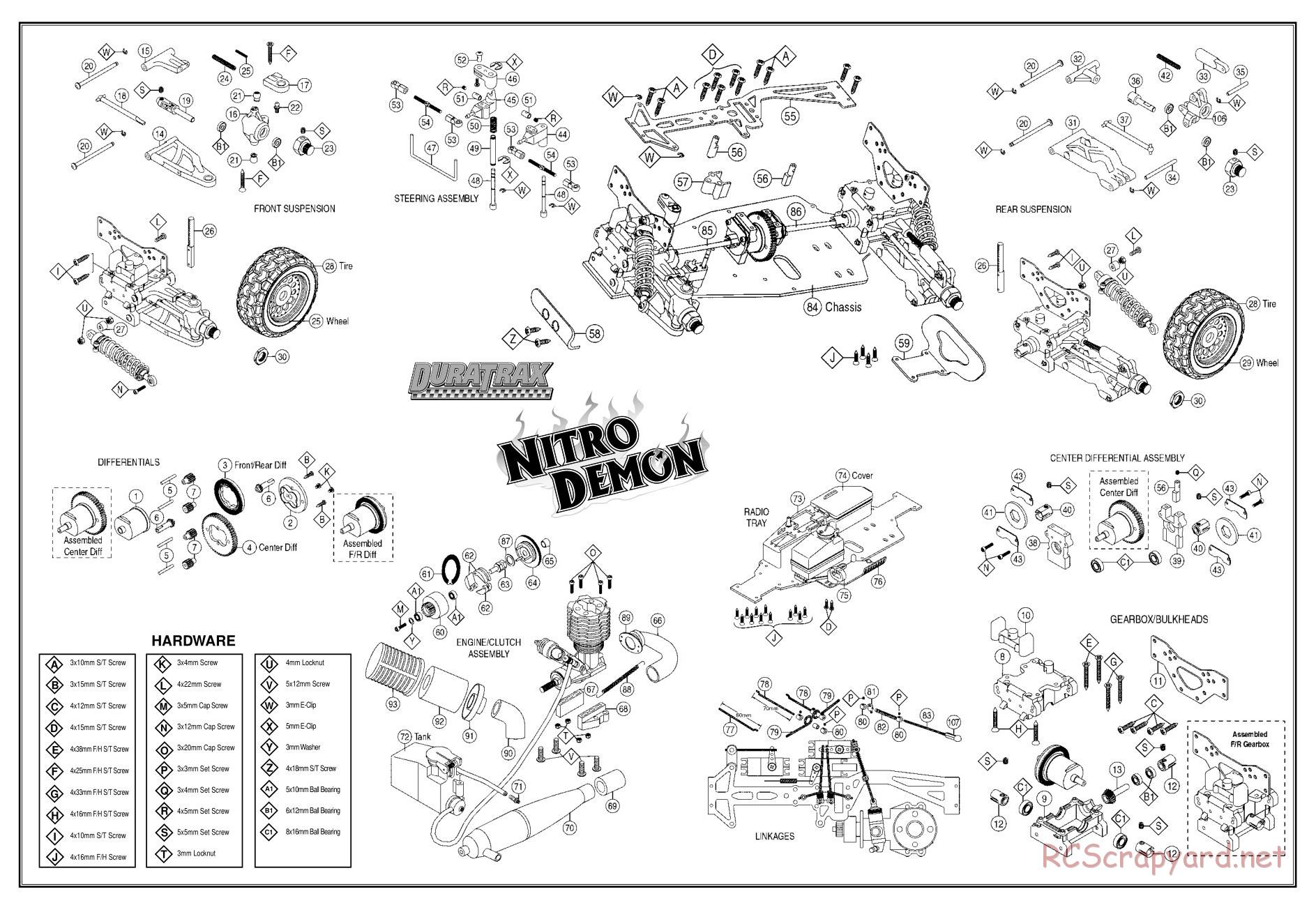 Duratrax - Nitro Demon - Exploded Views - Page 3