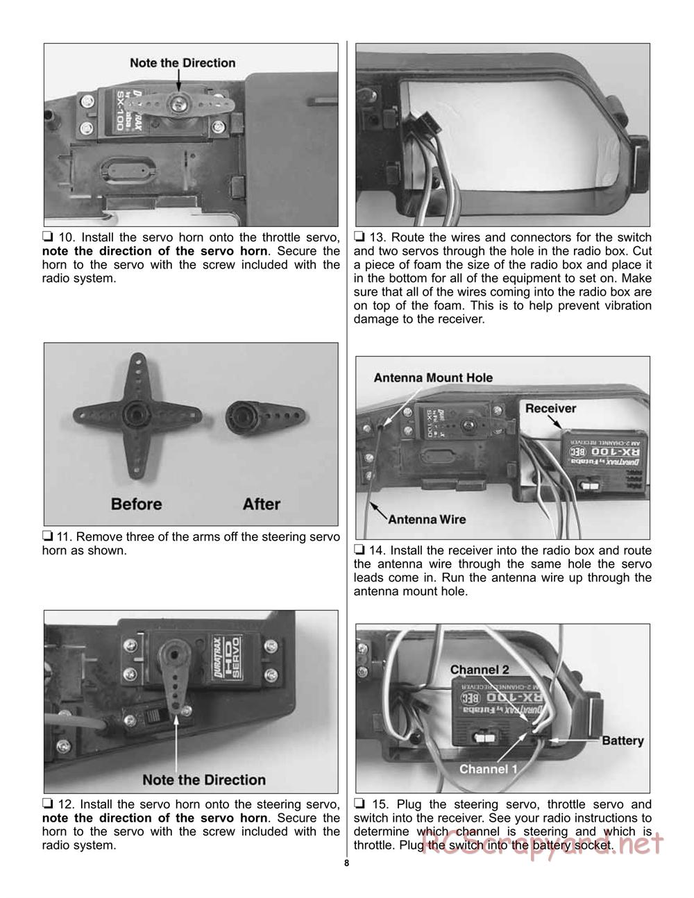 Duratrax - Nitro Demon - Manual - Page 8