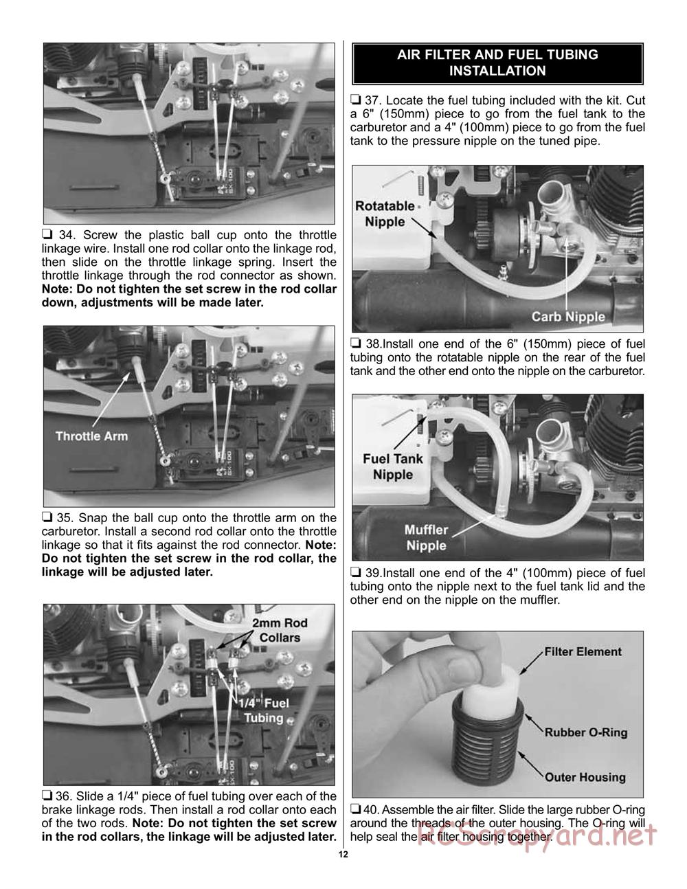 Duratrax - Nitro Demon - Manual - Page 12