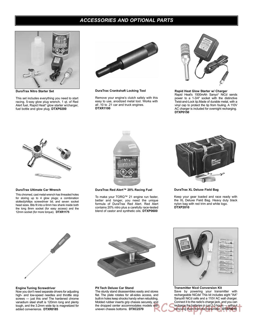 Duratrax - Nitro Demon - Manual - Page 20