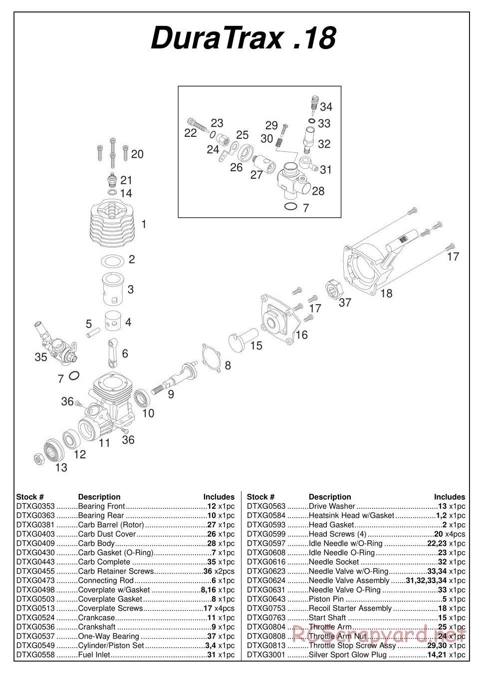 Duratrax - Nitro Evader BX - Exploded Views - Page 4