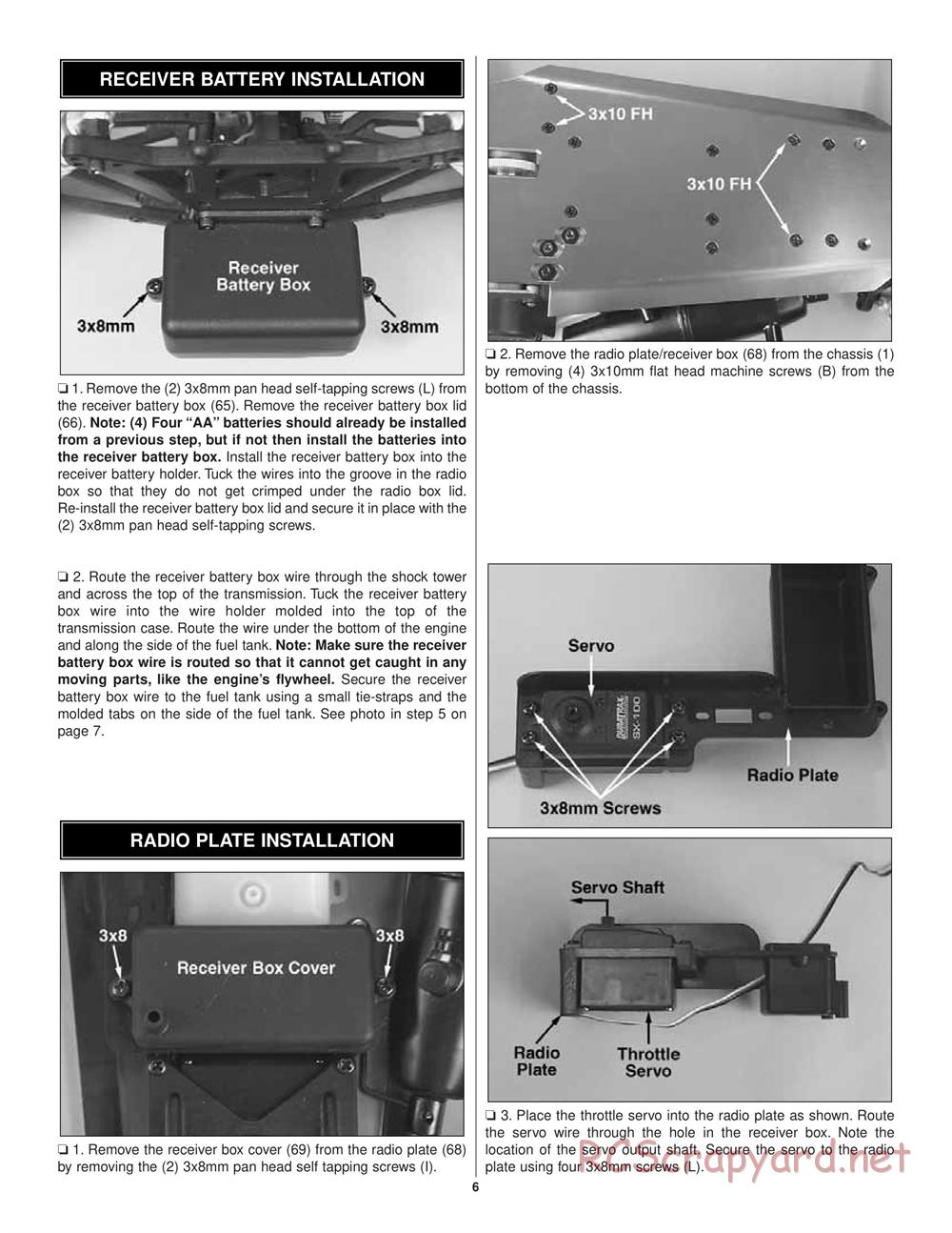 Duratrax - Nitro Evader BX - Manual - Page 6