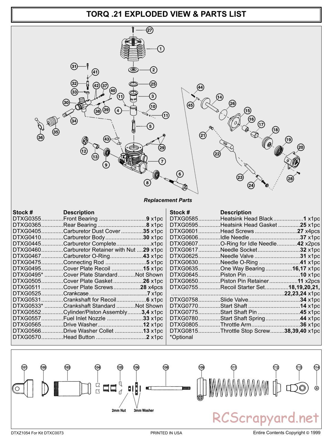 Duratrax - Nitro Quake - Exploded Views - Page 2