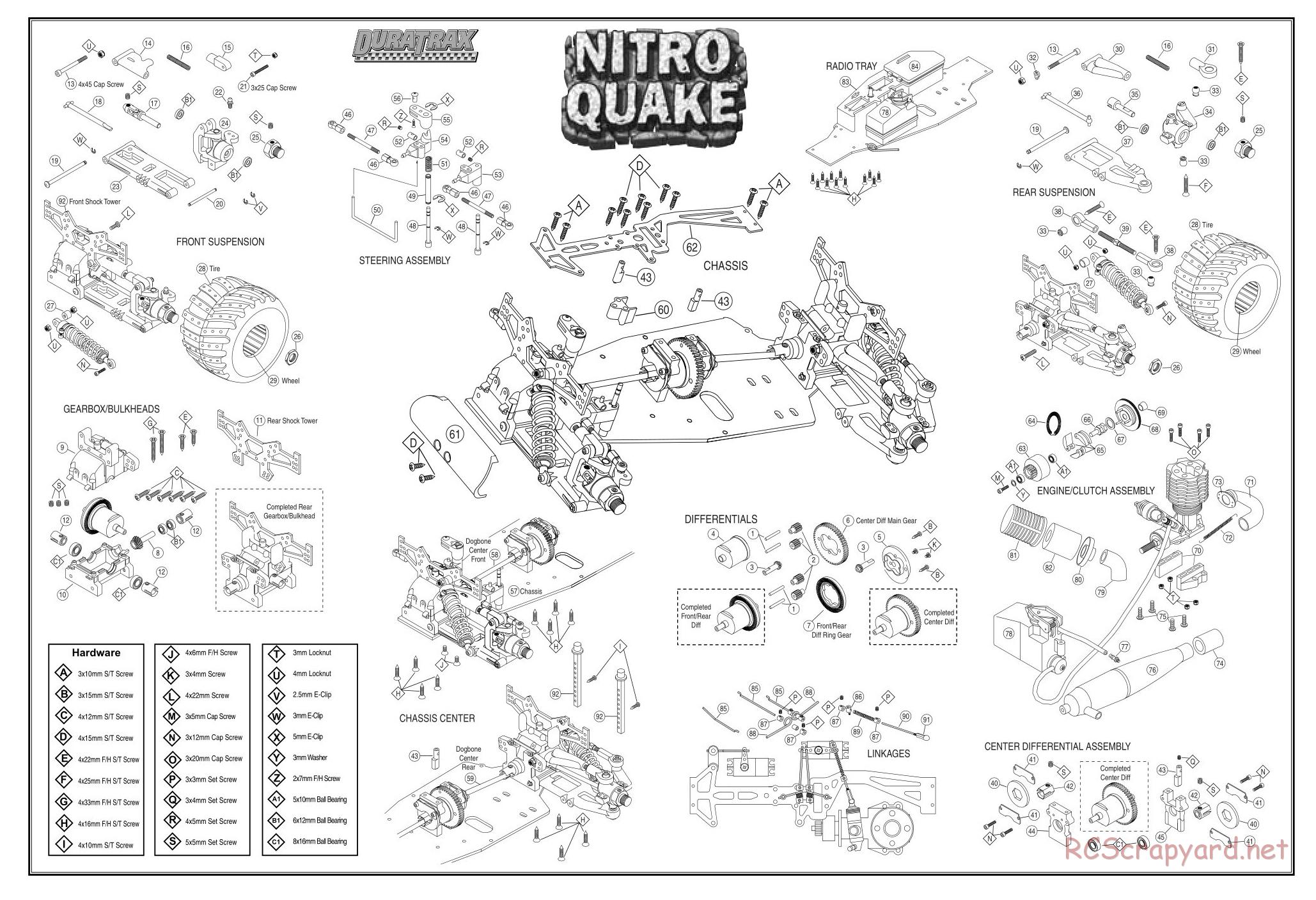 Duratrax - Nitro Quake - Exploded Views - Page 3