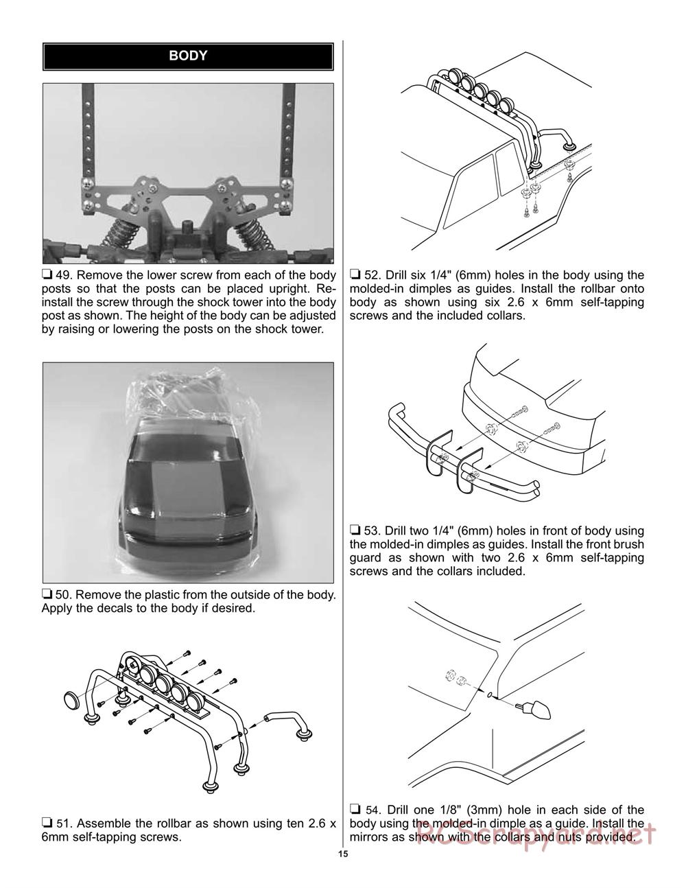 Duratrax - Nitro Quake - Manual - Page 15