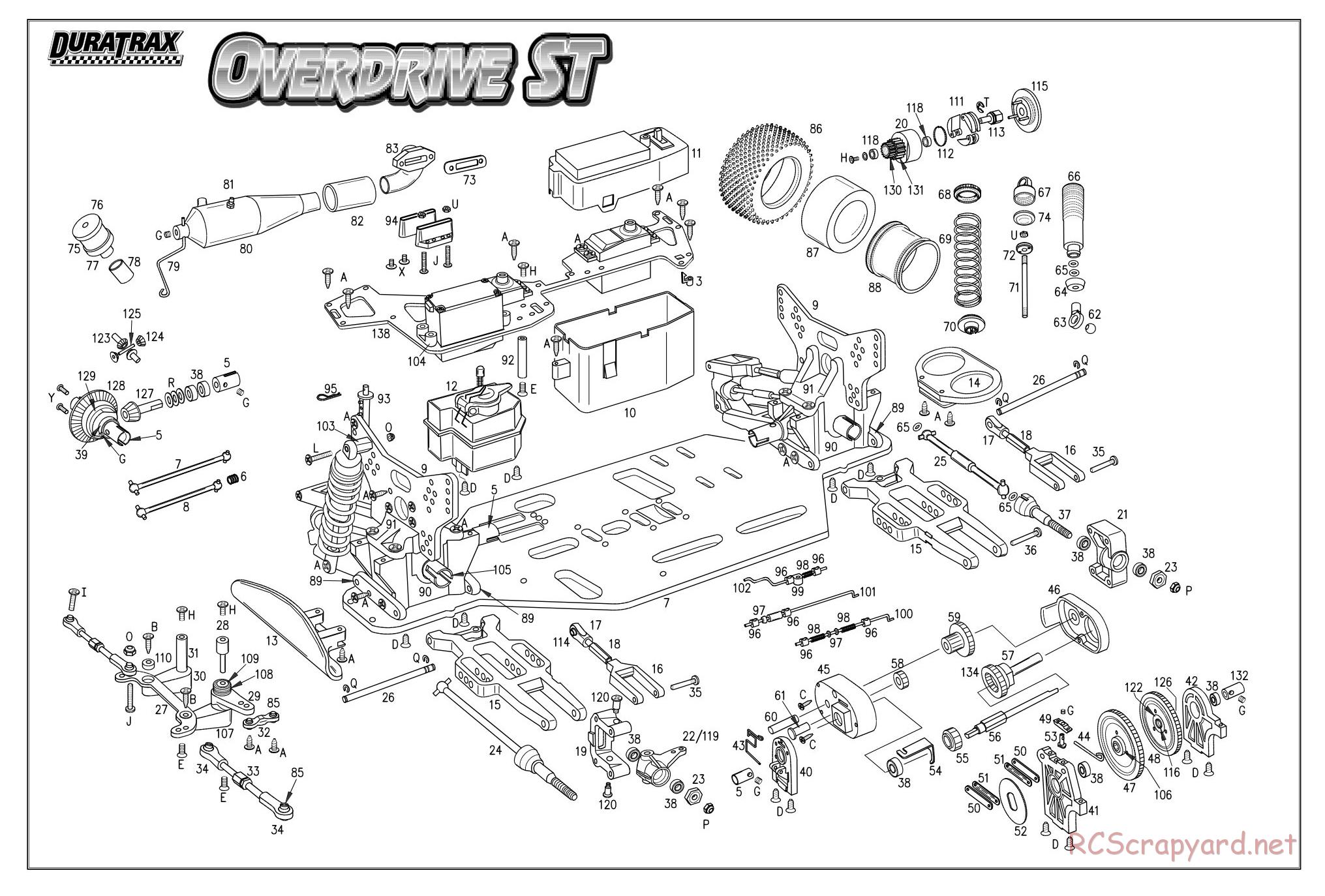 Duratrax - Overdrive ST - Exploded Views - Page 3