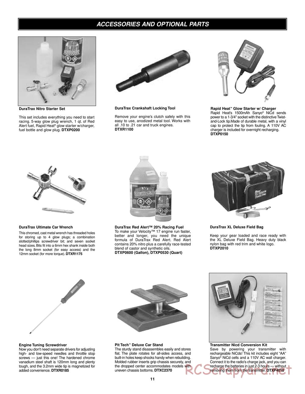 Duratrax - Overdrive ST - Manual - Page 11