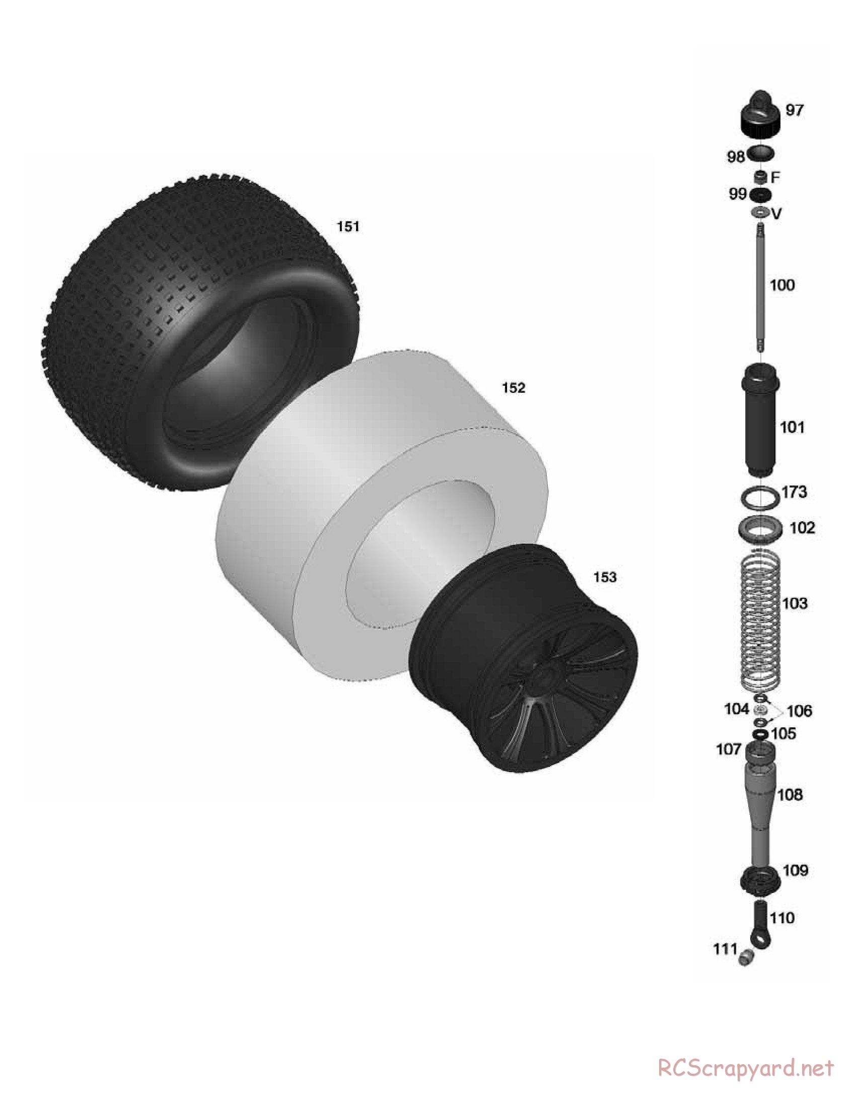 Duratrax - RT-X-27 - Exploded Views - Page 12