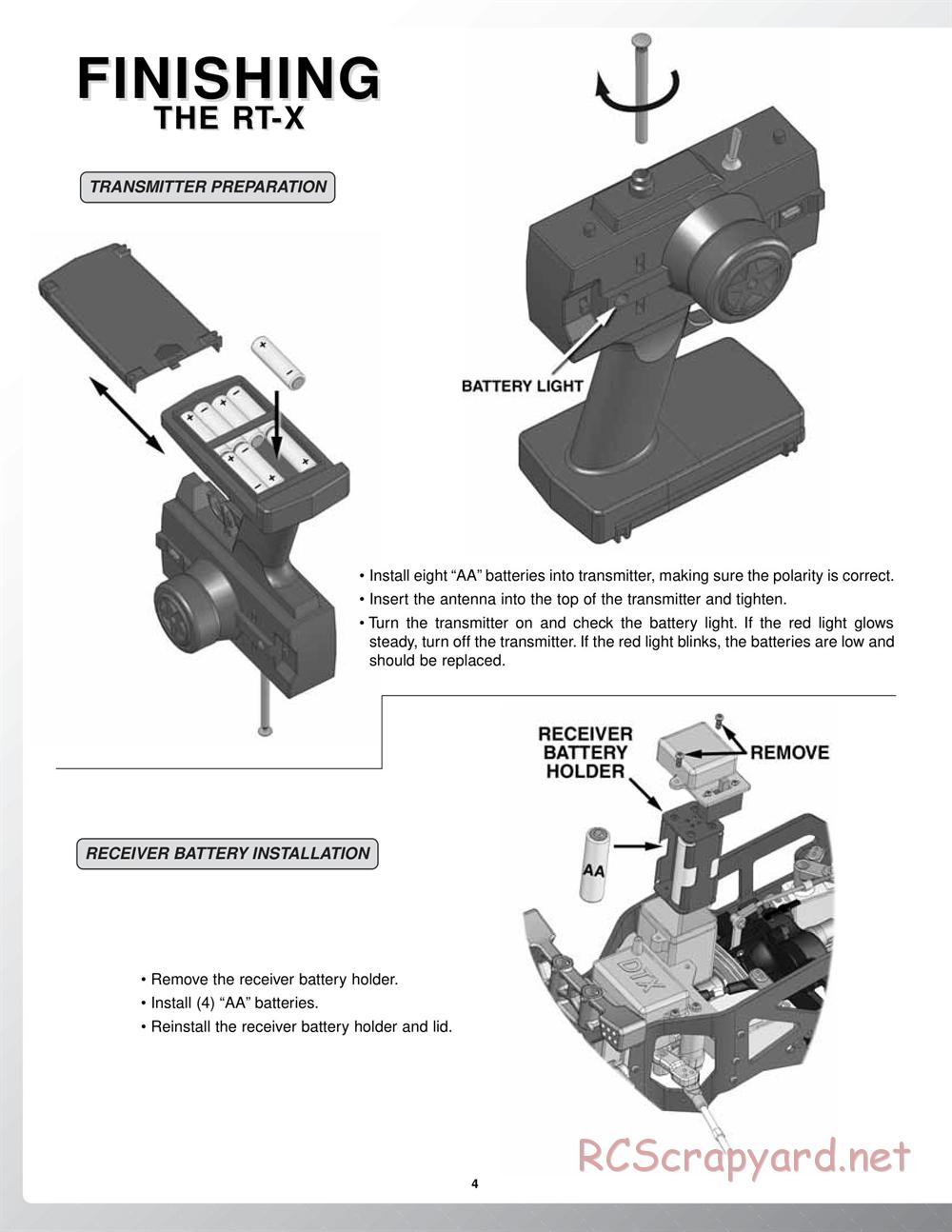 Duratrax - RT-X-27 - Manual - Page 4