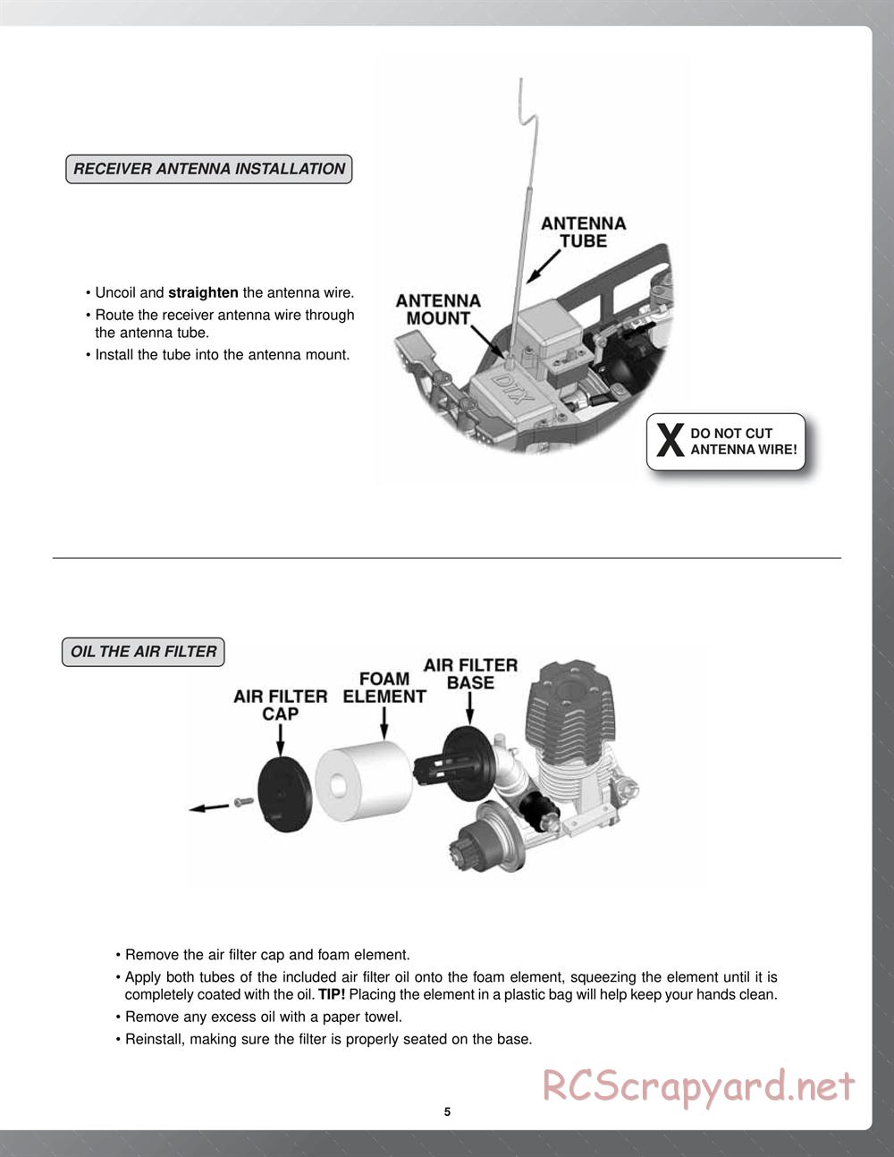 Duratrax - RT-X-27 - Manual - Page 5