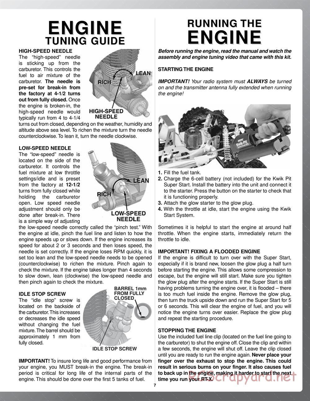 Duratrax - RT-X-27 - Manual - Page 7