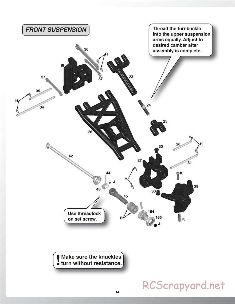 Duratrax - RT-X-27 - Manual - Page 14