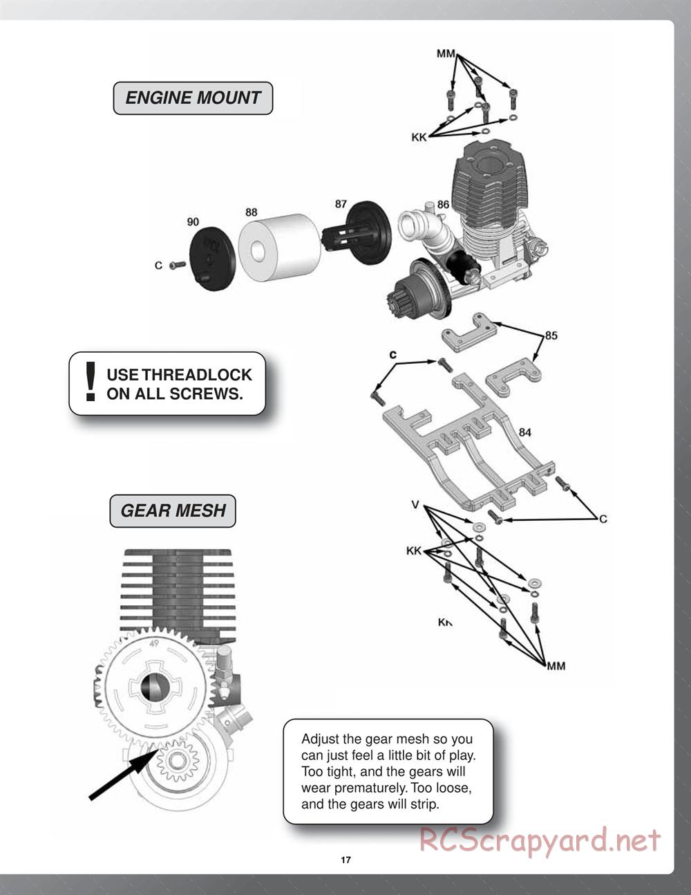 Duratrax - RT-X-27 - Manual - Page 17