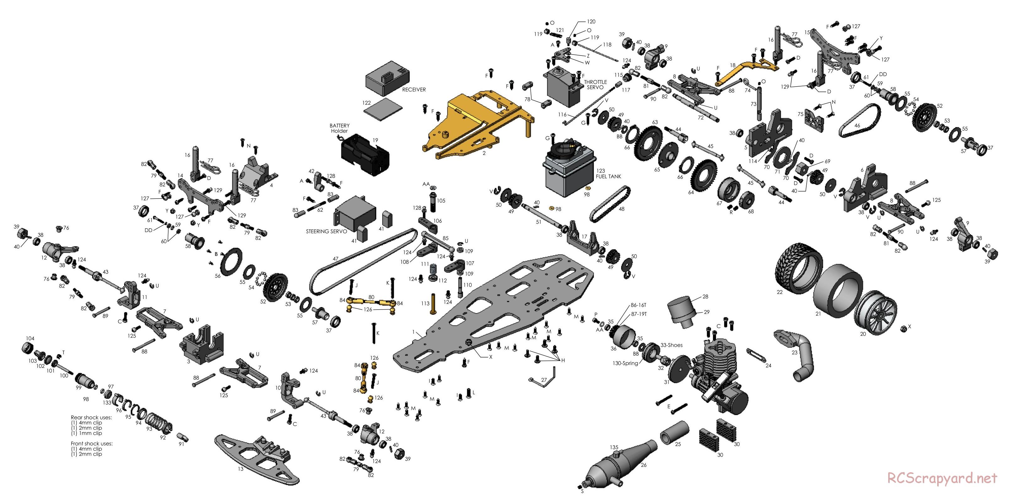 Duratrax - Street Force GP2 - Exploded Views - Page 3