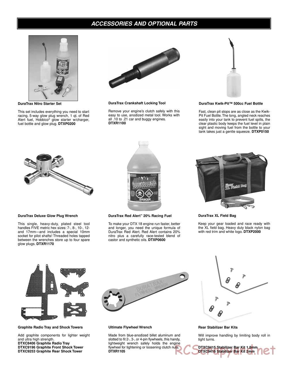 Duratrax - Street Force GP2 - Manual - Page 20