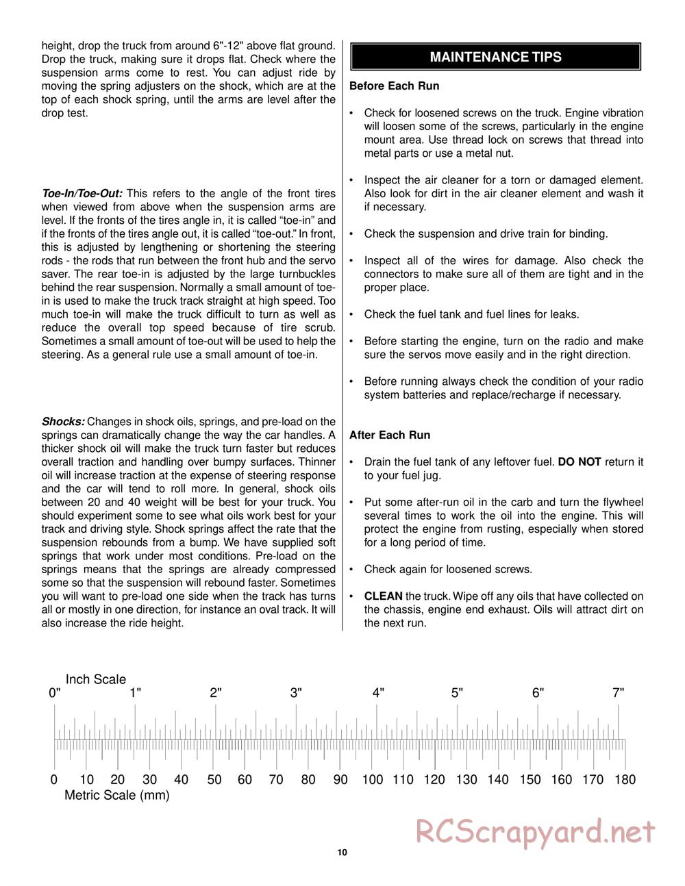 Duratrax - Thunder Quake - Manual - Page 10