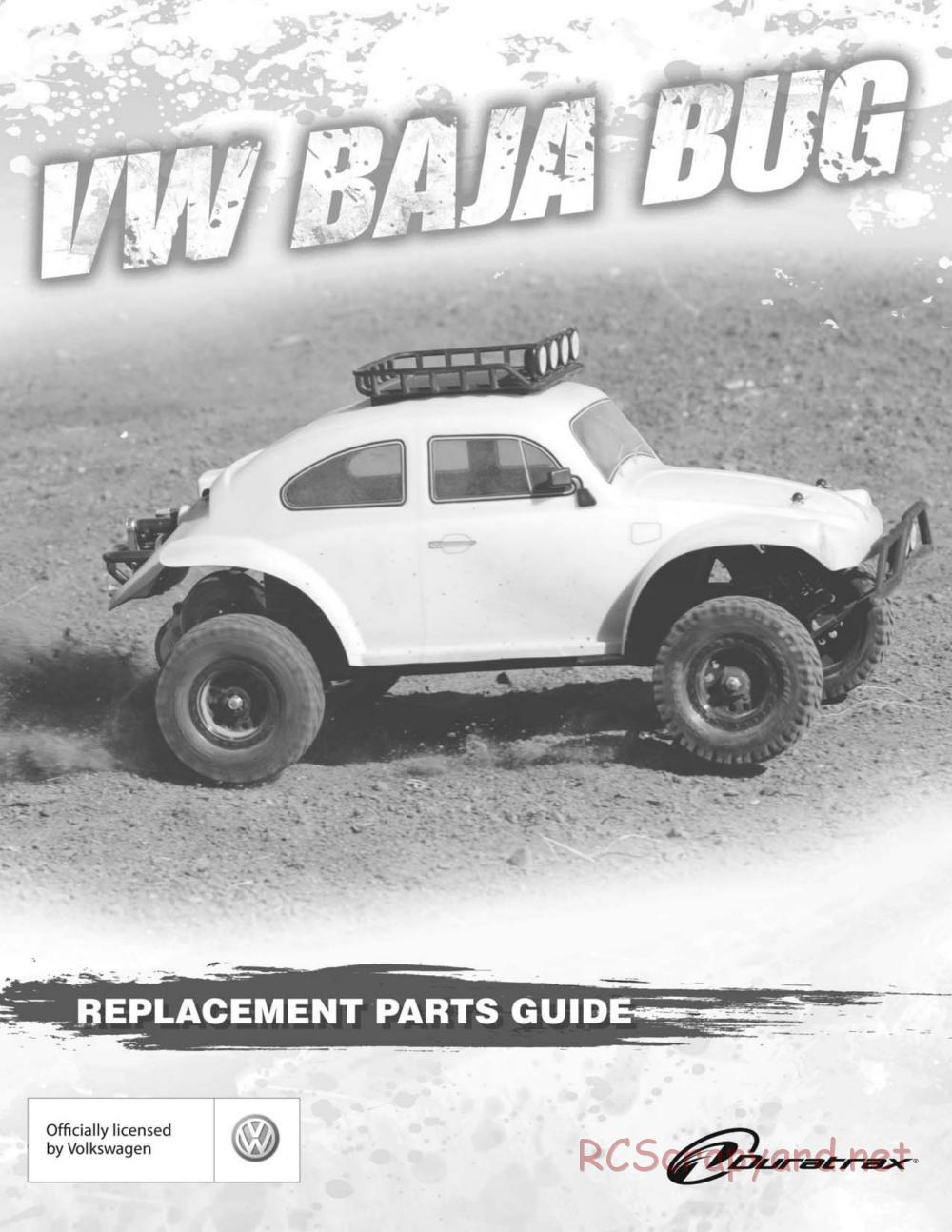 Duratrax - VW Baja Bug - Exploded Views - Page 1