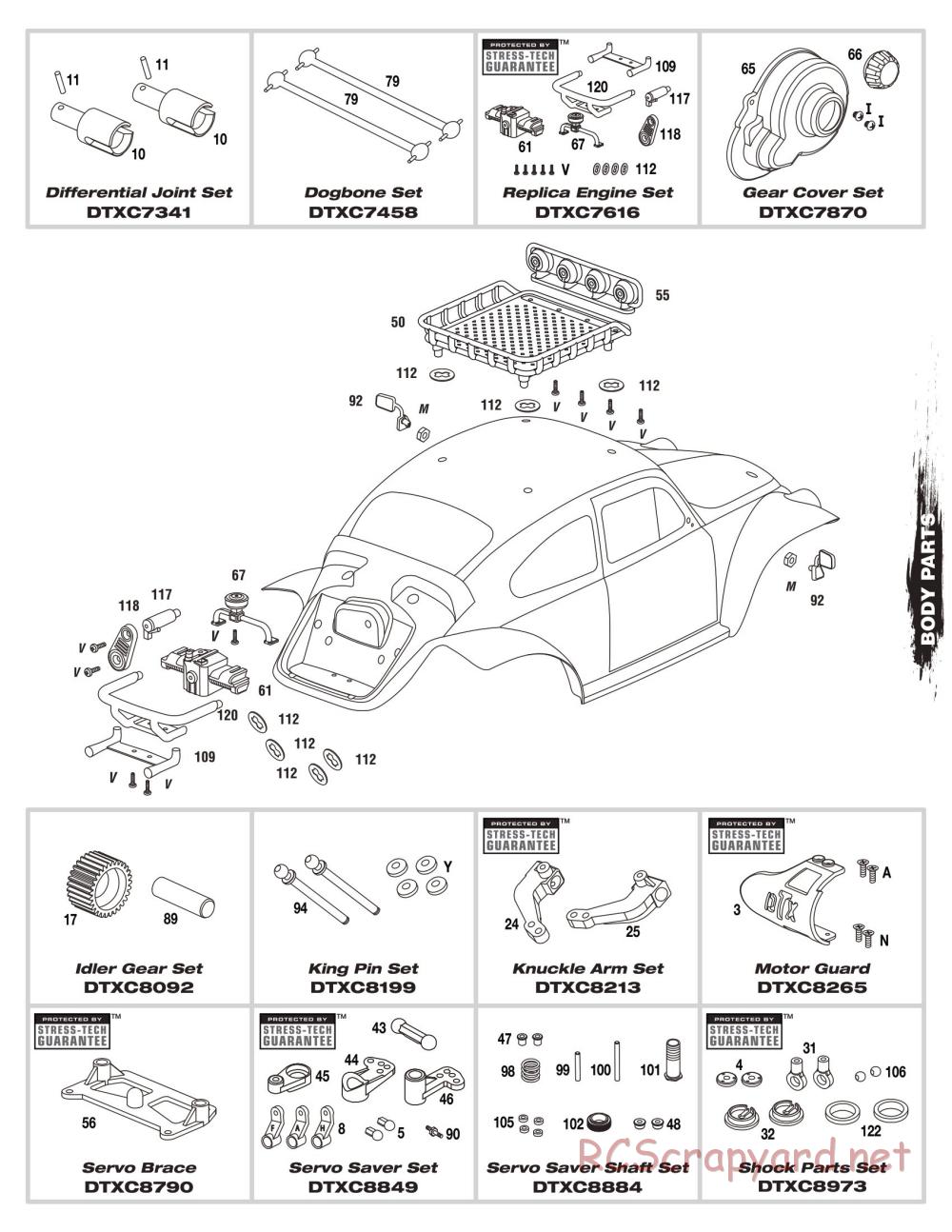 Duratrax - VW Baja Bug - Exploded Views - Page 5