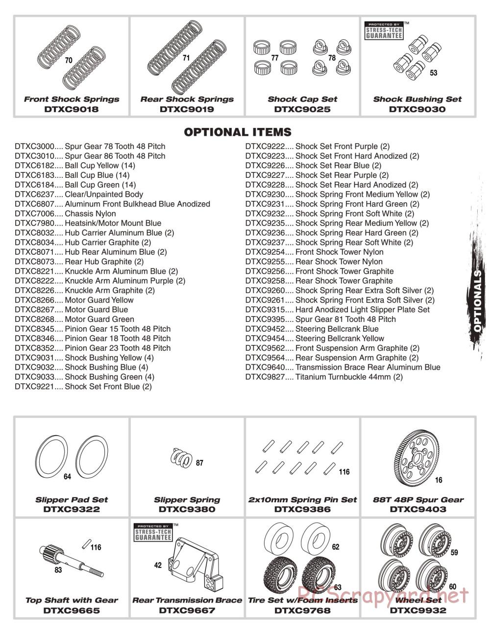 Duratrax - VW Baja Bug - Exploded Views - Page 8