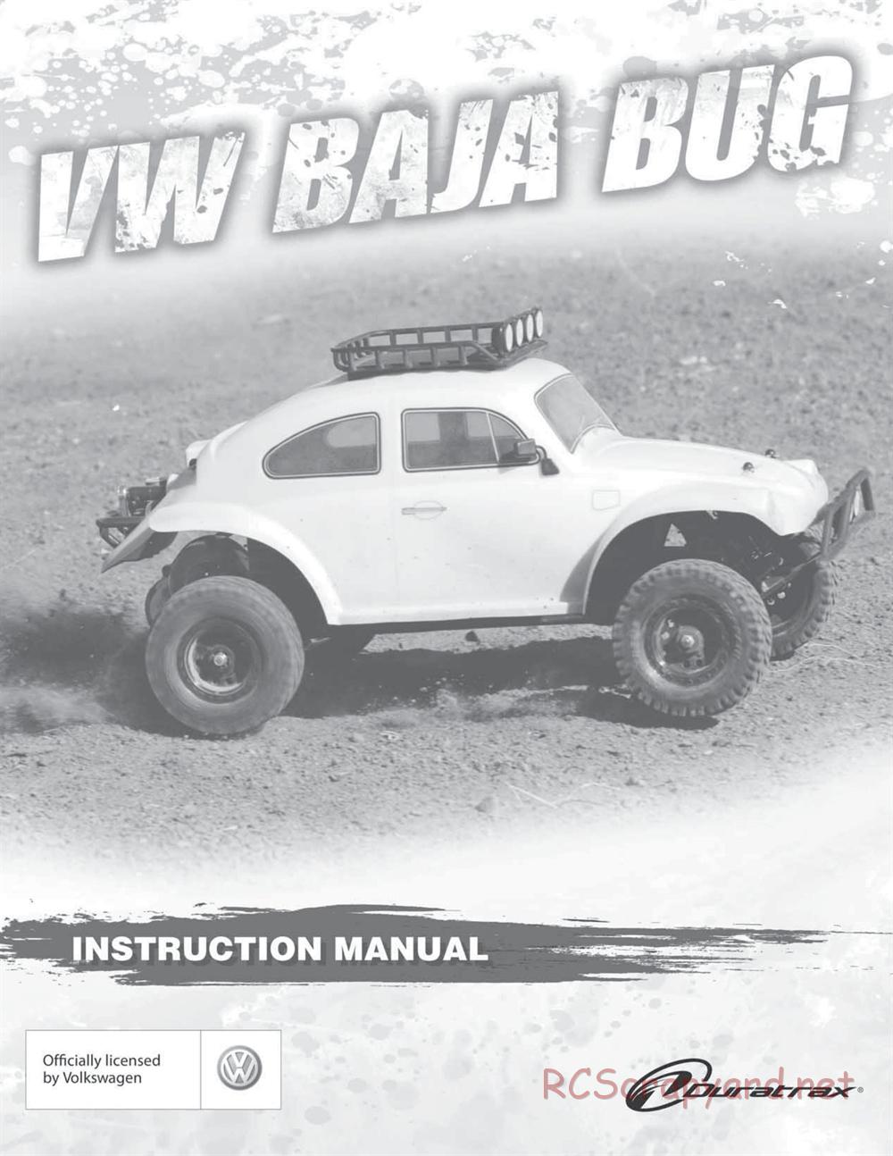 Duratrax - VW Baja Bug - Manual - Page 1