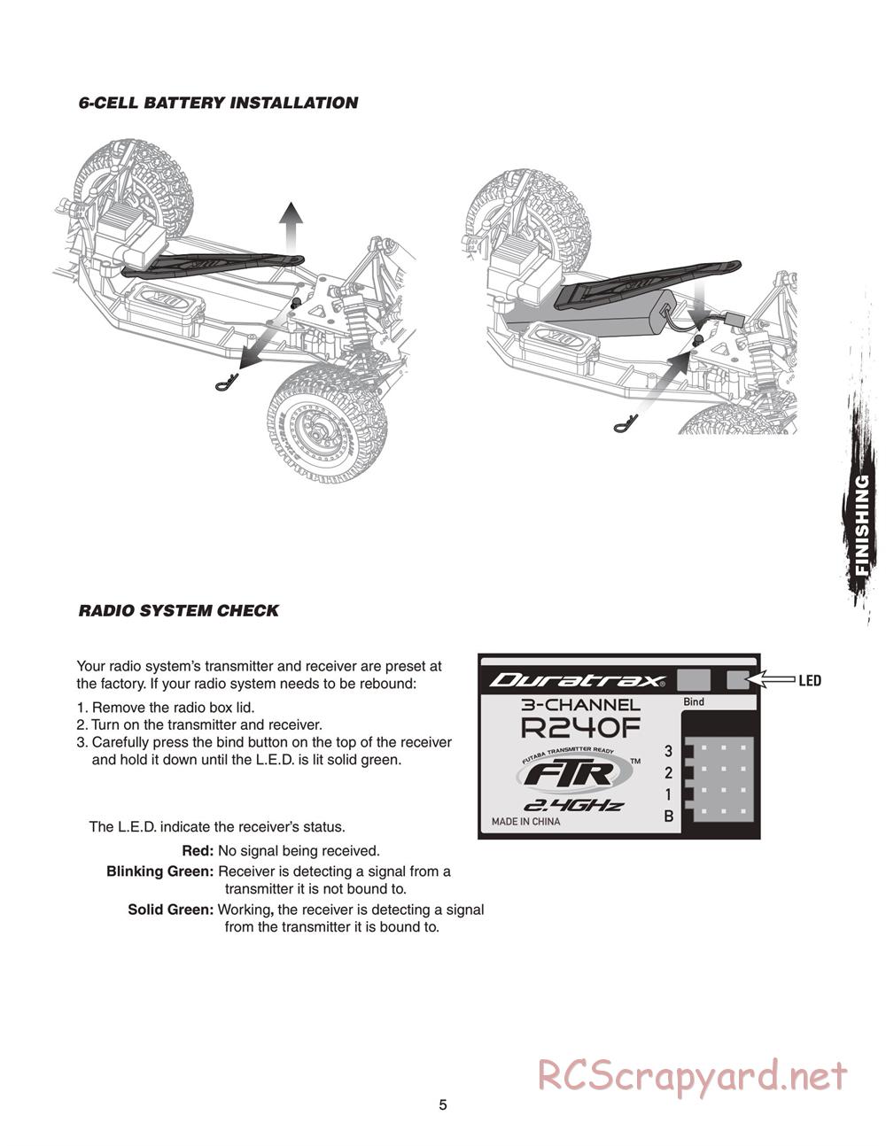 Duratrax - VW Baja Bug - Manual - Page 5