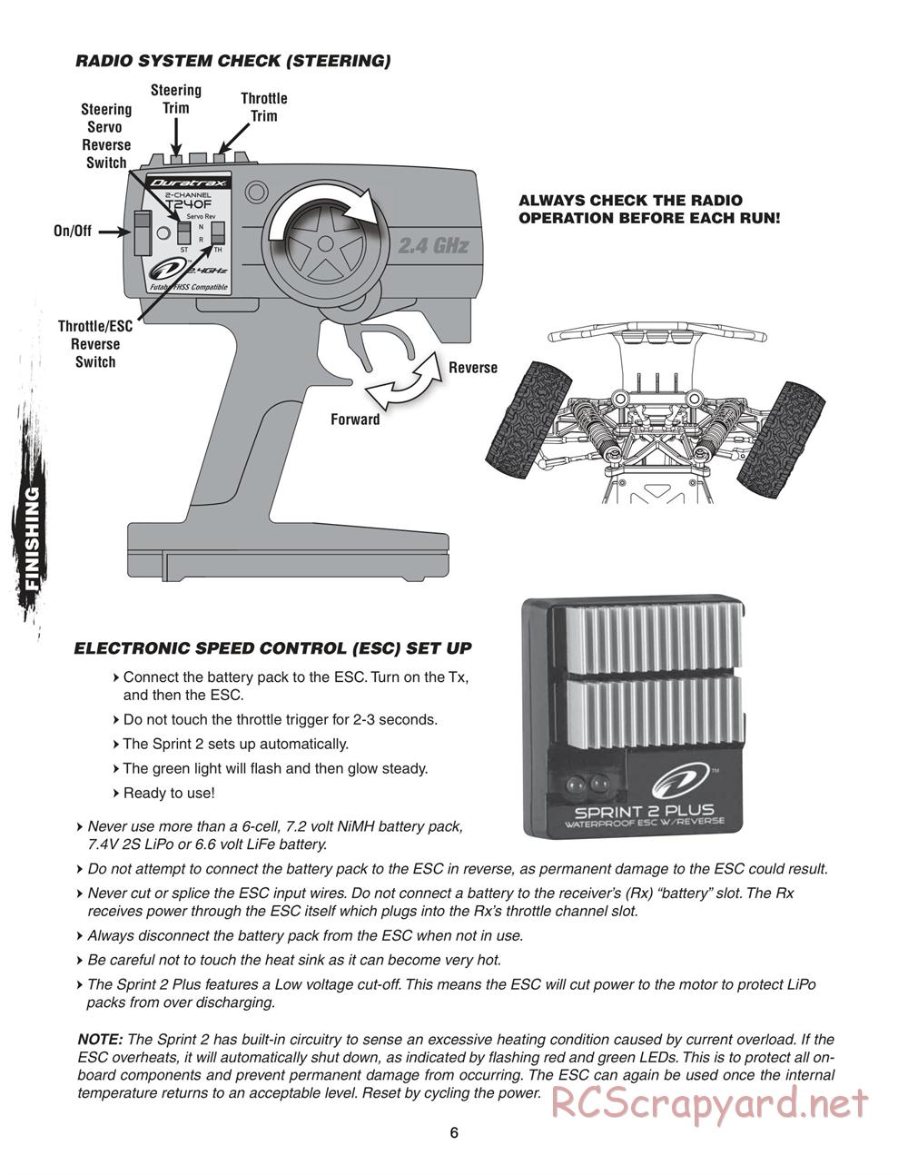 Duratrax - VW Baja Bug - Manual - Page 6