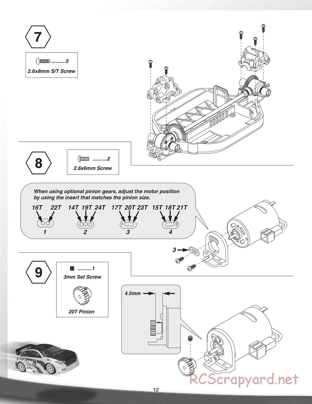 Duratrax - Vendetta Rally - Manual - Page 12