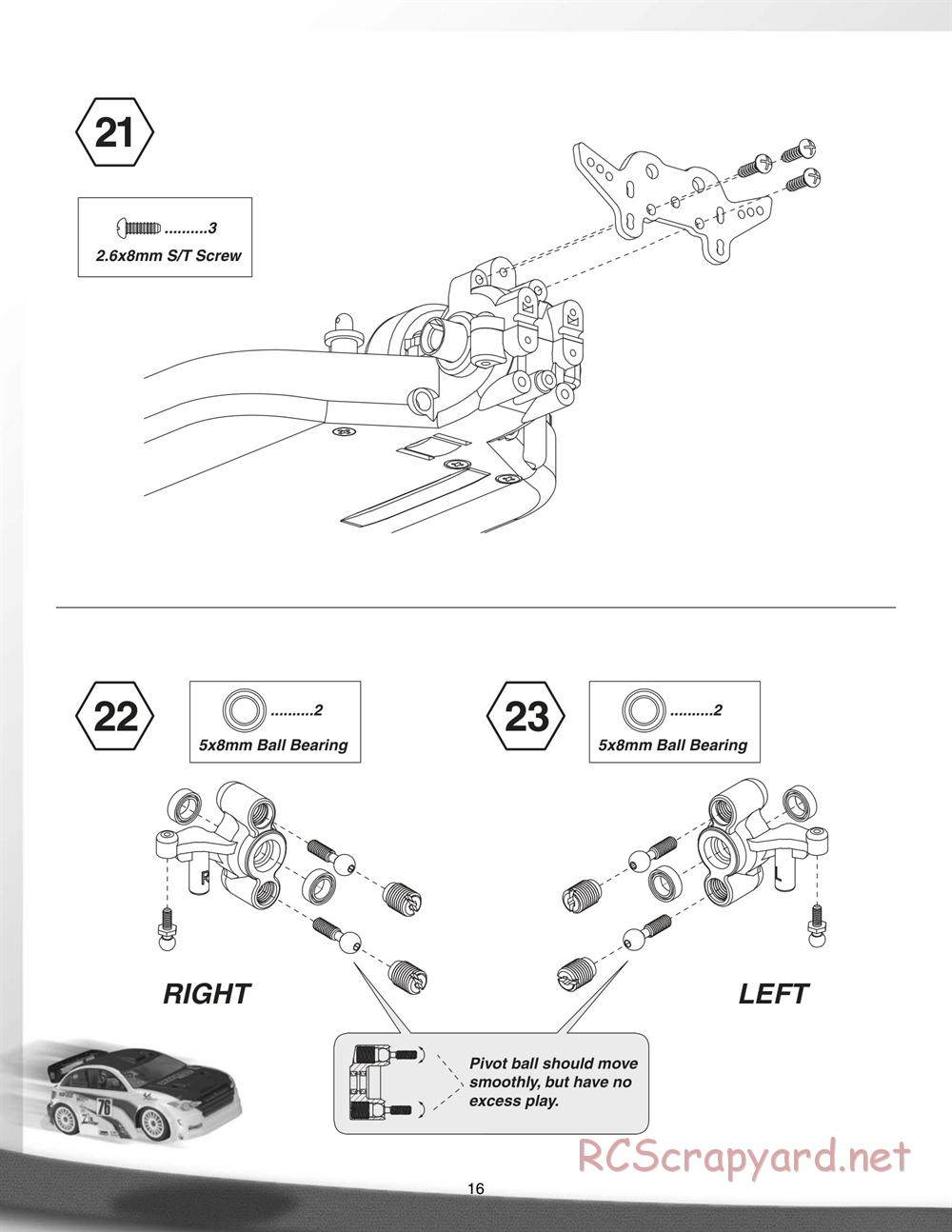 Duratrax - Vendetta Rally - Manual - Page 16