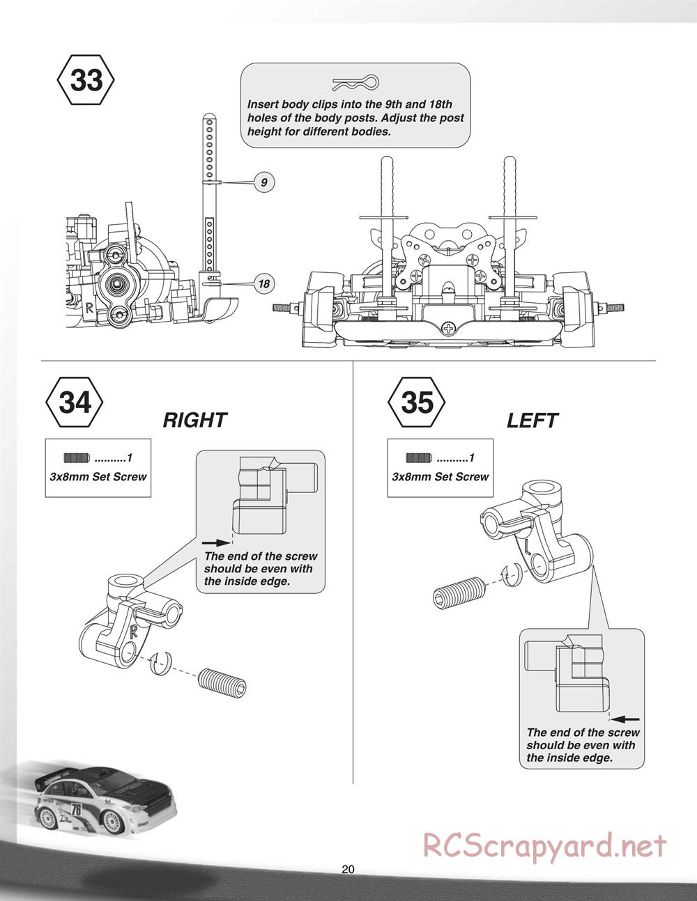 Duratrax - Vendetta Rally - Manual - Page 20