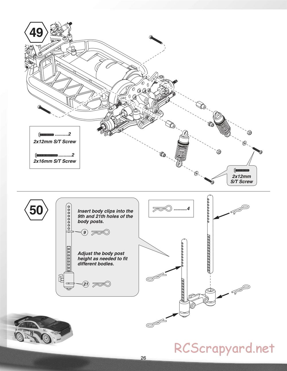 Duratrax - Vendetta Rally - Manual - Page 26