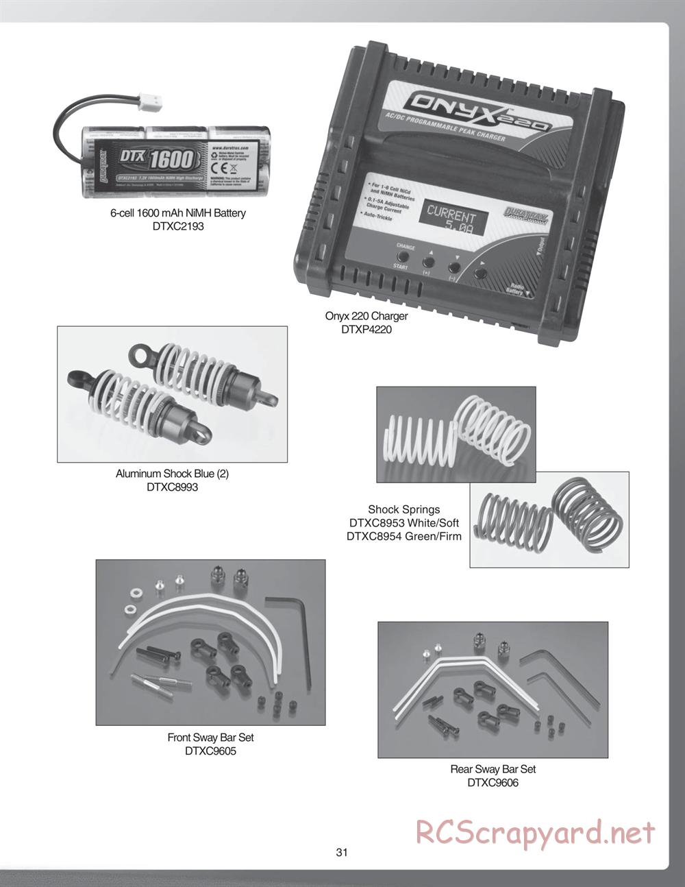 Duratrax - Vendetta Rally - Manual - Page 31