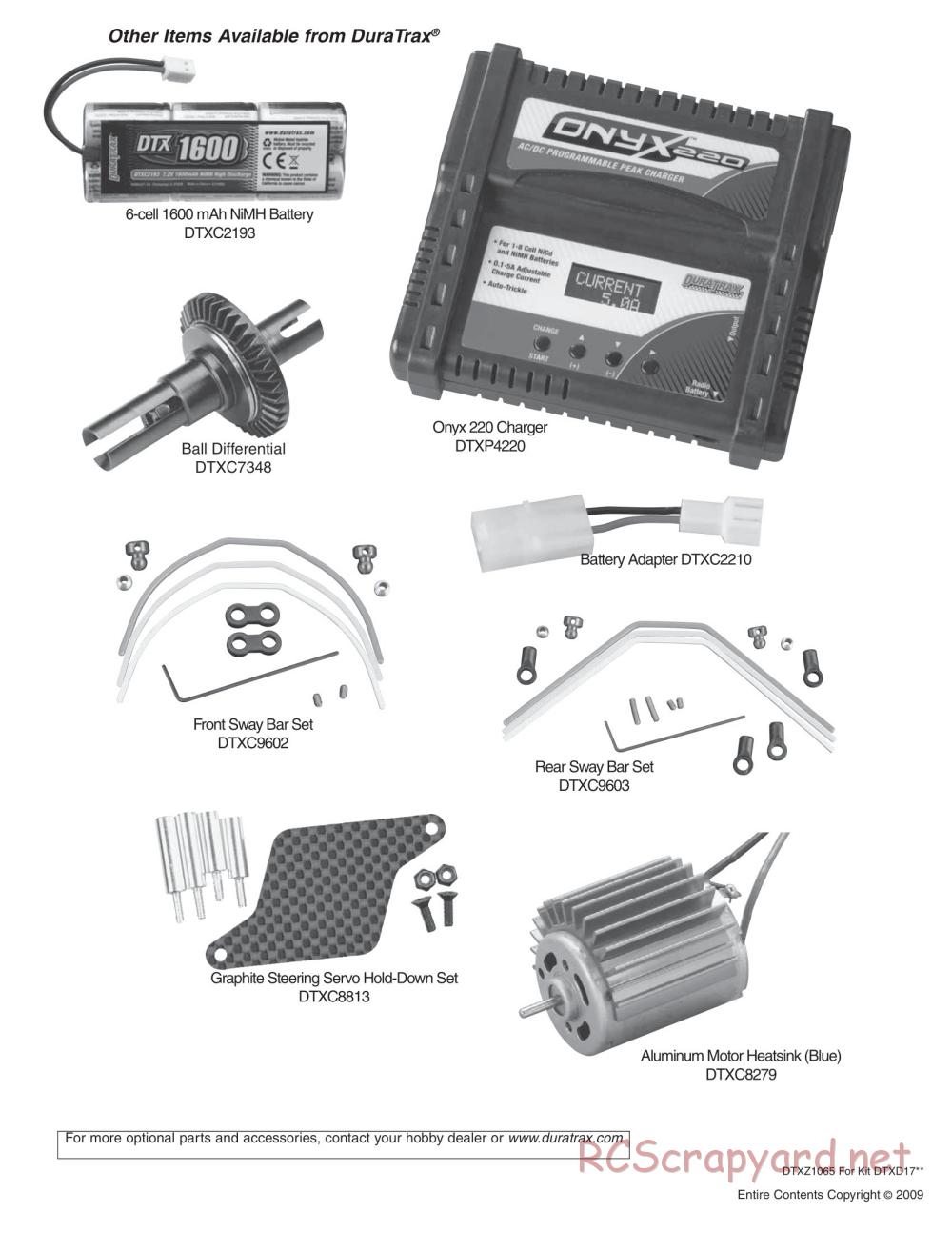 Duratrax - Vendetta SC - Exploded Views - Page 5